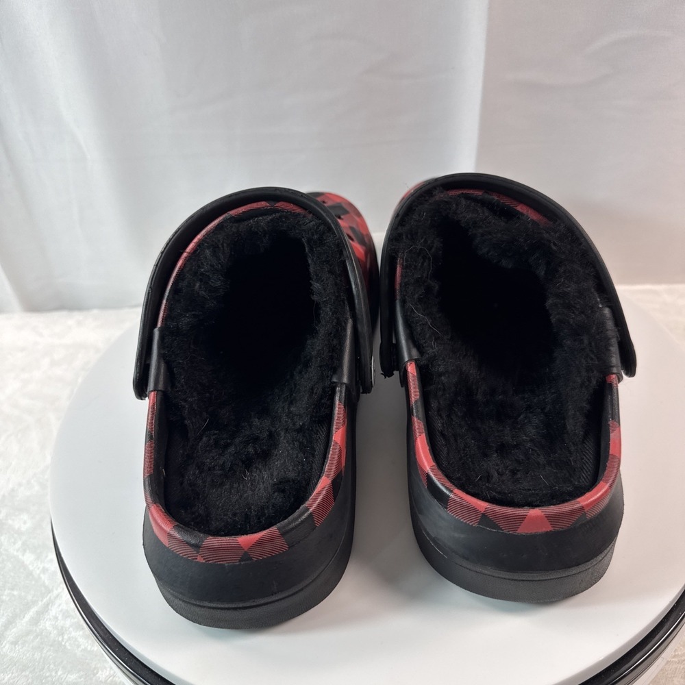 Joybees Lined Black/ Red Clogs M 7/ W 9 - Picture 4 of 6